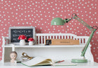 R15755 Rebel Dot Peach Flora Maxima Mural by Rebel Walls