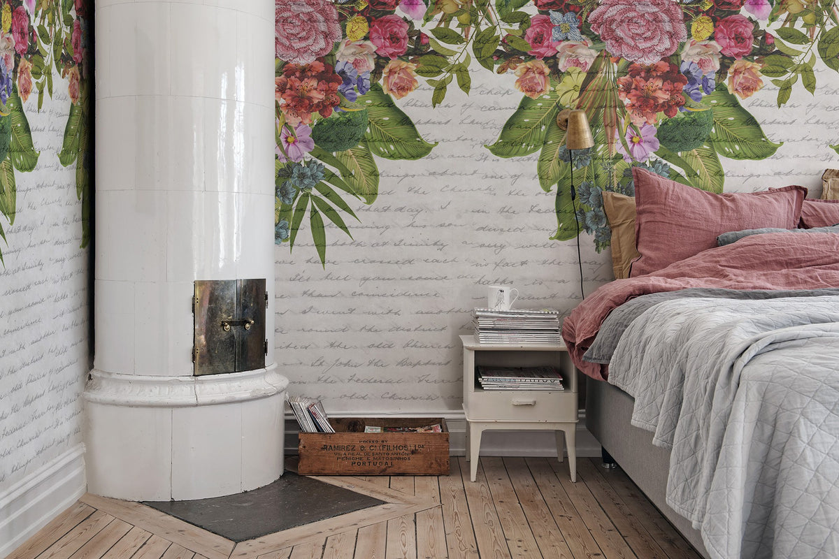 R15761 Flower Burst Flora Maxima Mural by Rebel Walls