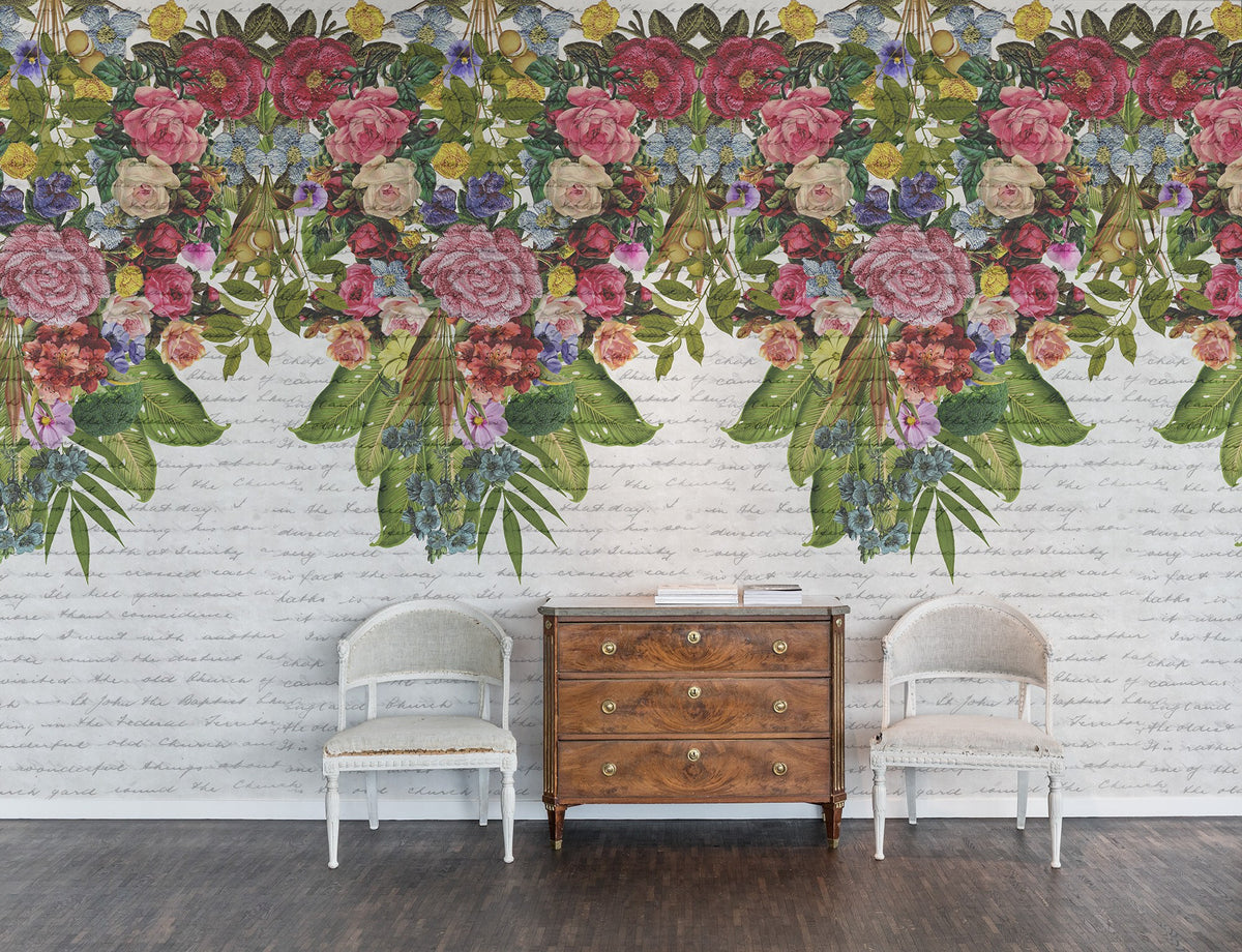 R15761 Flower Burst Flora Maxima Mural by Rebel Walls