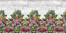 R15762 Flower Burst Concrete Bouquet Mural by Rebel Walls