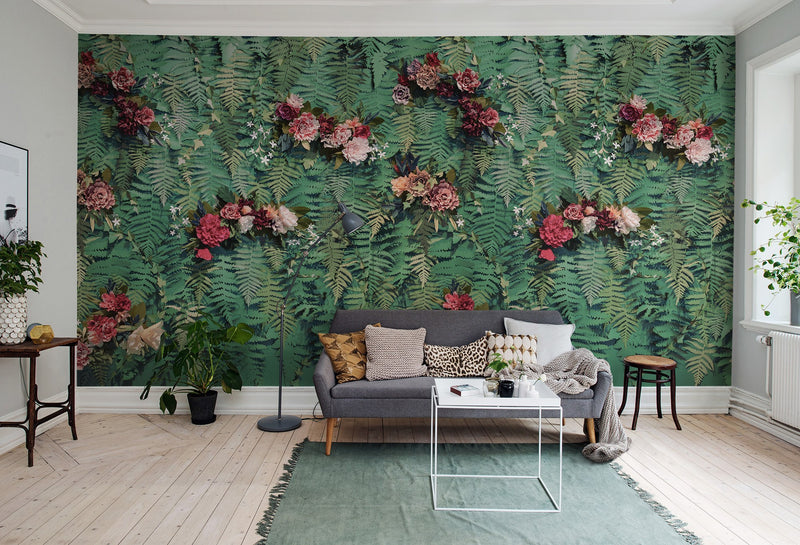 R15801 Unfading Flowers Flora Maxima Mural by Rebel Walls