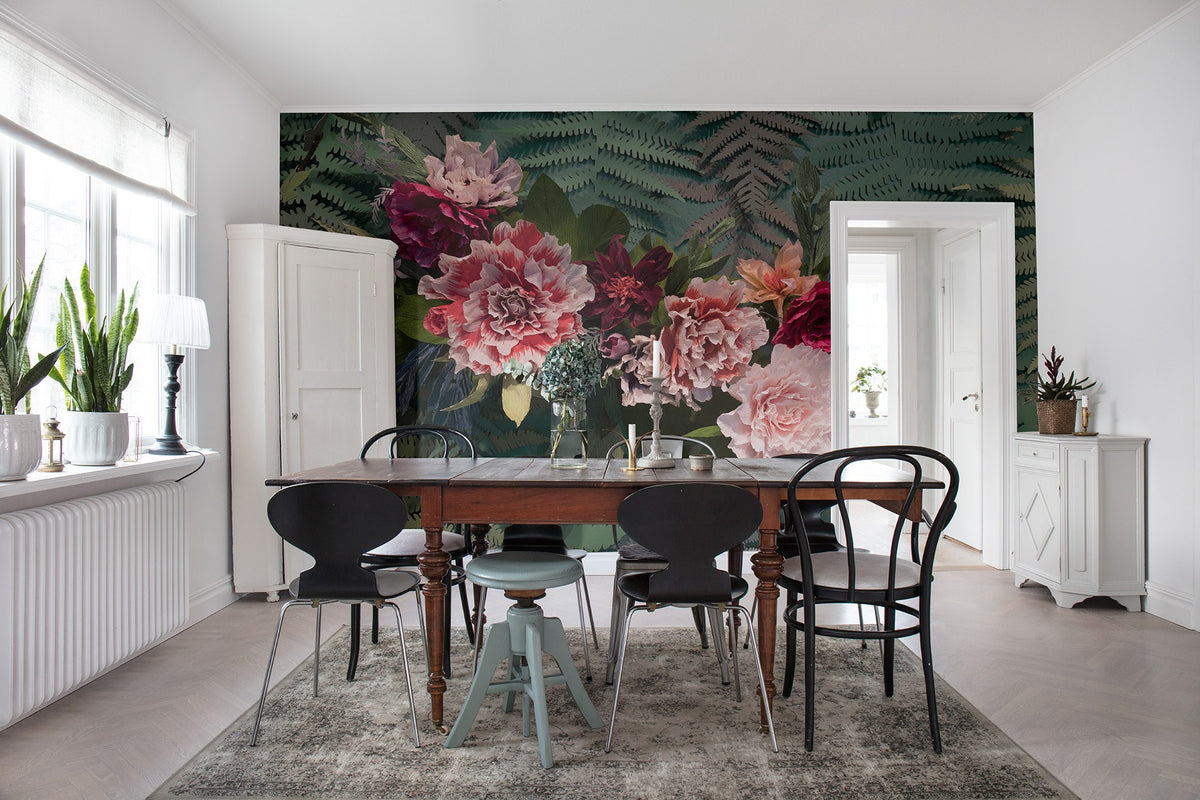 R15802 Unfading Flowers Colossal Flora Maxima Mural by Rebel Walls