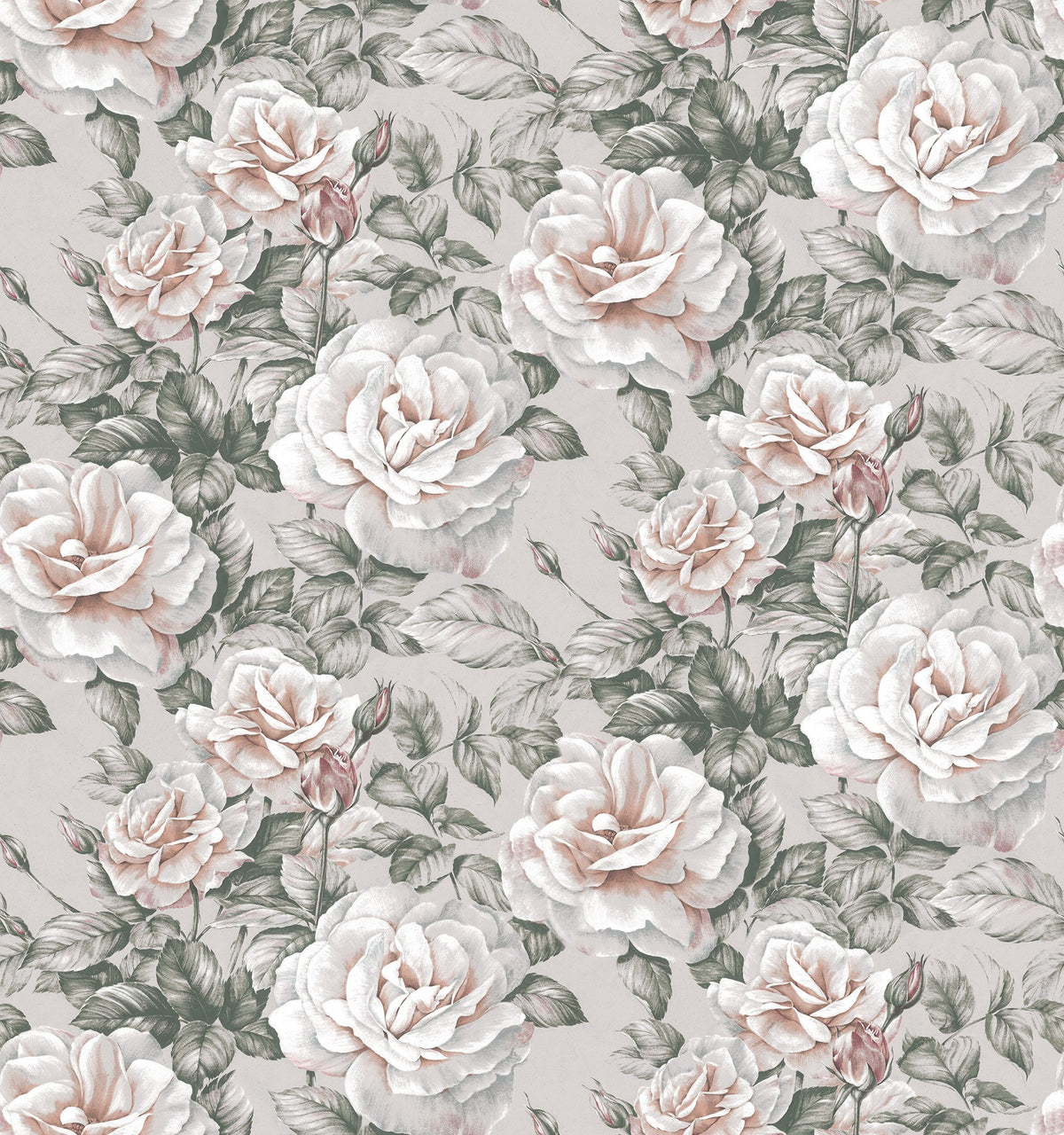 R15851 Nude Roses Bouquet Mural by Rebel Walls