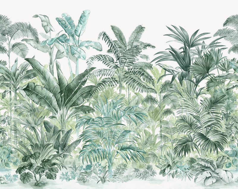 R15902 Pride Palms Emerald Play Mural by Rebel Walls