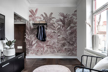 R15903 Pride Palms Plum Play Mural by Rebel Walls
