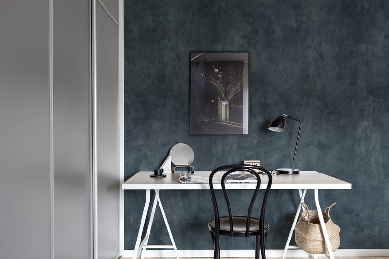 R15991 Fresco Wall Blue Deco Mural by Rebel Walls
