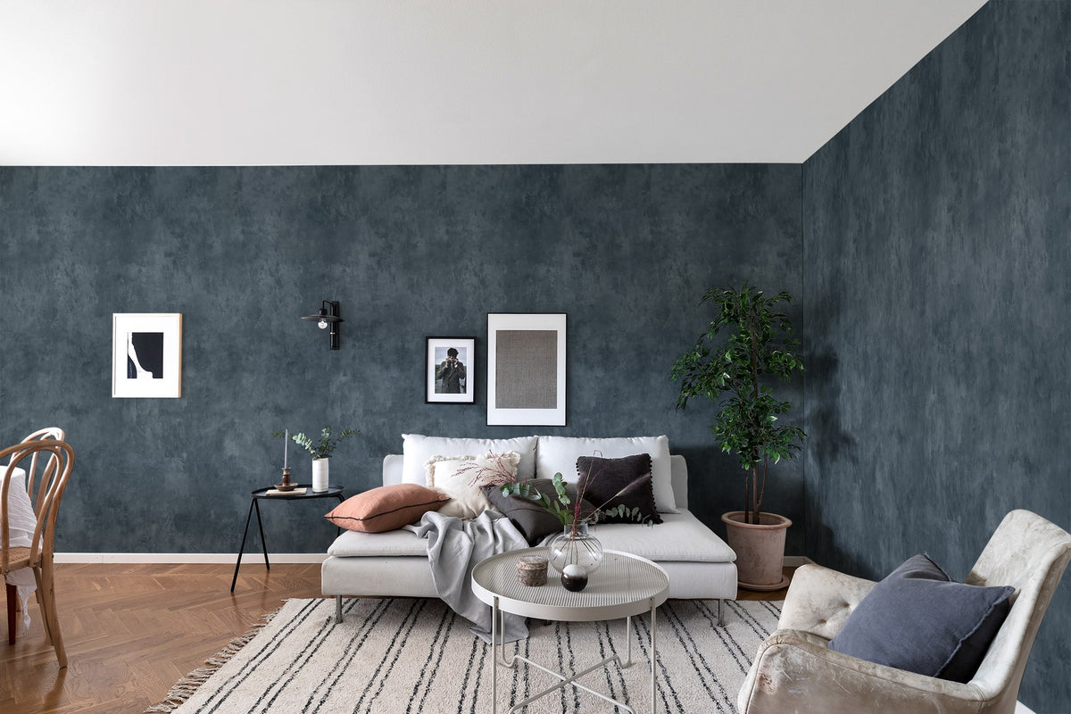 R15991 Fresco Wall Blue Deco Mural by Rebel Walls
