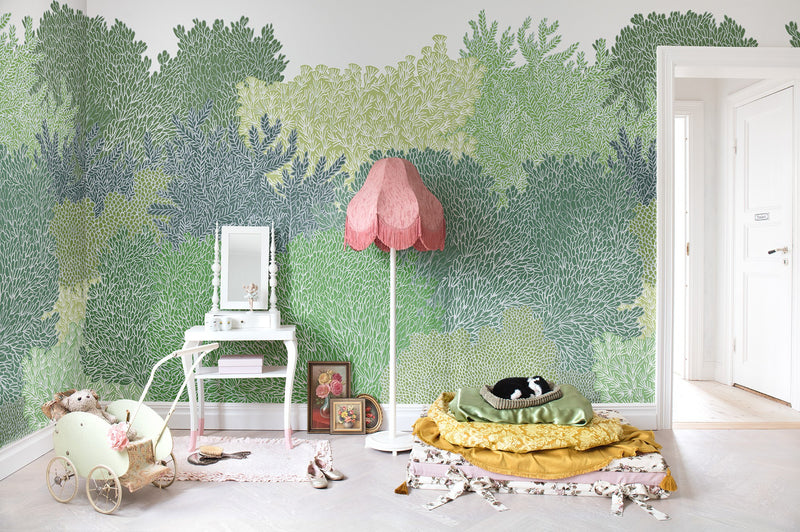 R16021 Hideaway Bouquet Mural by Rebel Walls