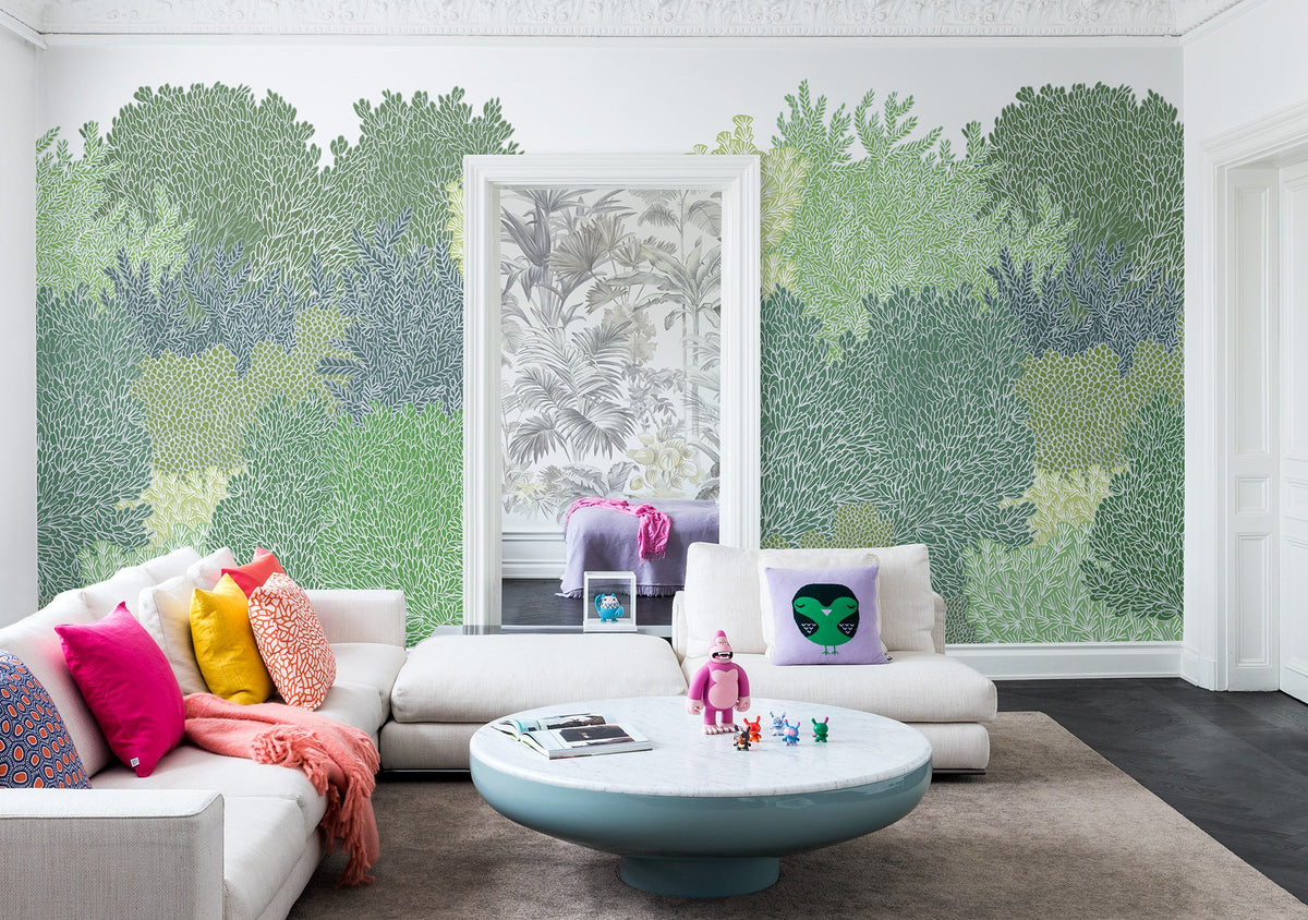 R16021 Hideaway Bouquet Mural by Rebel Walls
