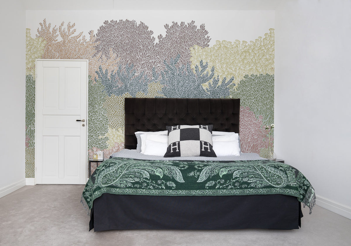 R16022 Hideaway Gentle Bouquet Mural by Rebel Walls