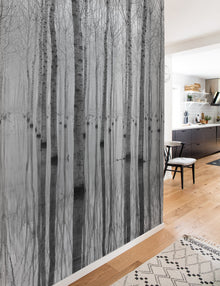 R16061 Birch Echo Bouquet Mural by Rebel Walls