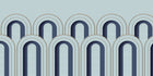 R16102 Arch Deco Blue Mural by Rebel Walls