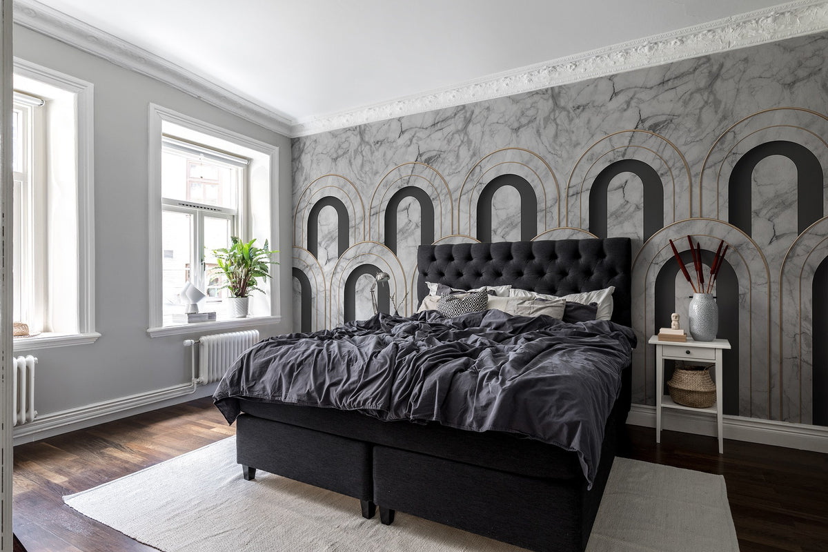 R16103 Arch Deco Marble Well-Being Mural by Rebel Walls