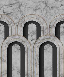 R16103 Arch Deco Marble Well-Being Mural by Rebel Walls