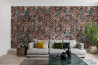 R16131 Chicago Club Ruby Deco Mural by Rebel Walls
