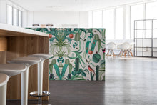 R16161 Cuba Jungle Day & Night Mural by Rebel Walls