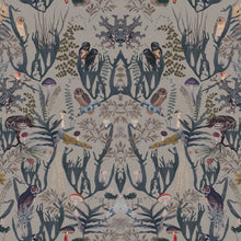 R16212 The Swedish Forest Blue Day & Night Mural by Rebel Walls