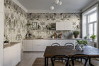 R16213 The Swedish Forest White Day & Night Mural by Rebel Walls