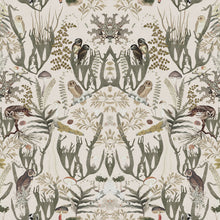 R16213 The Swedish Forest White Day & Night Mural by Rebel Walls