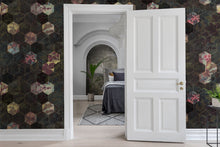R16241 Vinum Hexagon Deco Mural by Rebel Walls