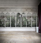 R16262 Dove Gardens White Scenery Mural by Rebel Walls