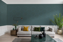 R16281 Happy Hills Deco Mural by Rebel Walls