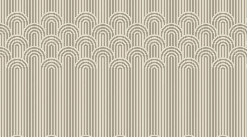 R16282 Happy Hills Vanilla Deco Mural by Rebel Walls