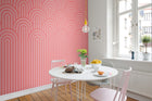 R16283 Happy Hills Bubble Gum Deco Mural by Rebel Walls