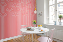 R16283 Happy Hills Bubble Gum Deco Mural by Rebel Walls