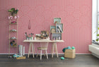 R16283 Happy Hills Bubble Gum Deco Mural by Rebel Walls
