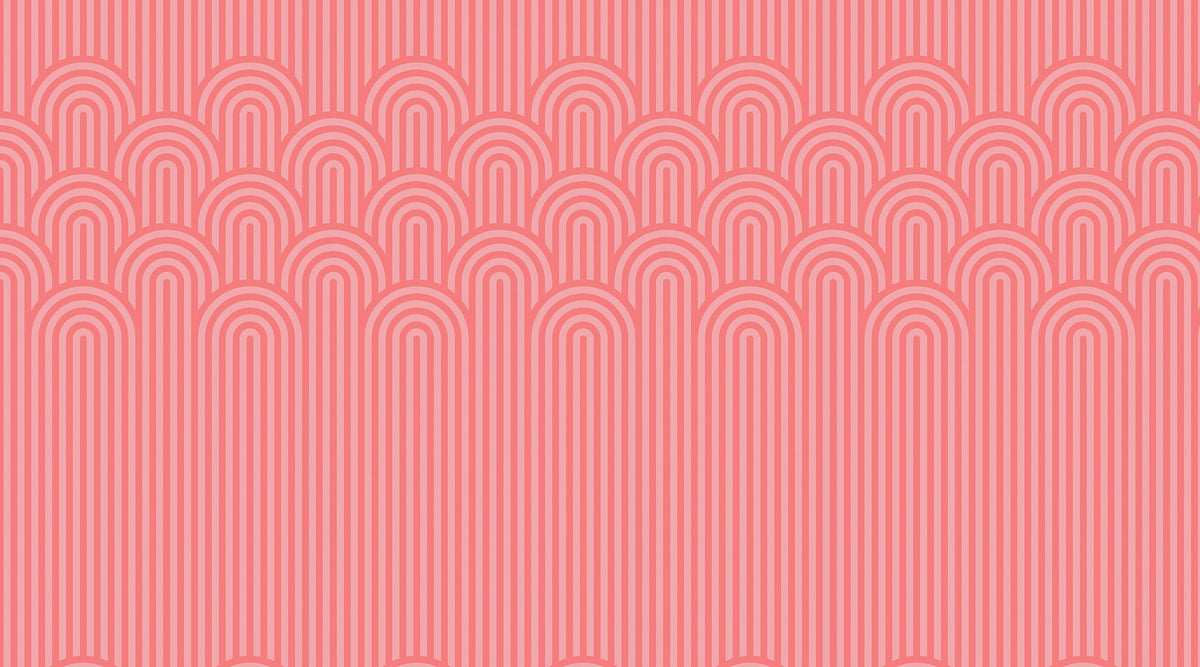 R16283 Happy Hills Bubble Gum Deco Mural by Rebel Walls