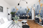 R16291 Gradient Geometry Deco Mural by Rebel Walls