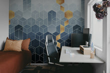 R16291 Gradient Geometry Deco Mural by Rebel Walls