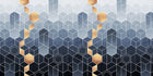 R16291 Gradient Geometry Deco Mural by Rebel Walls