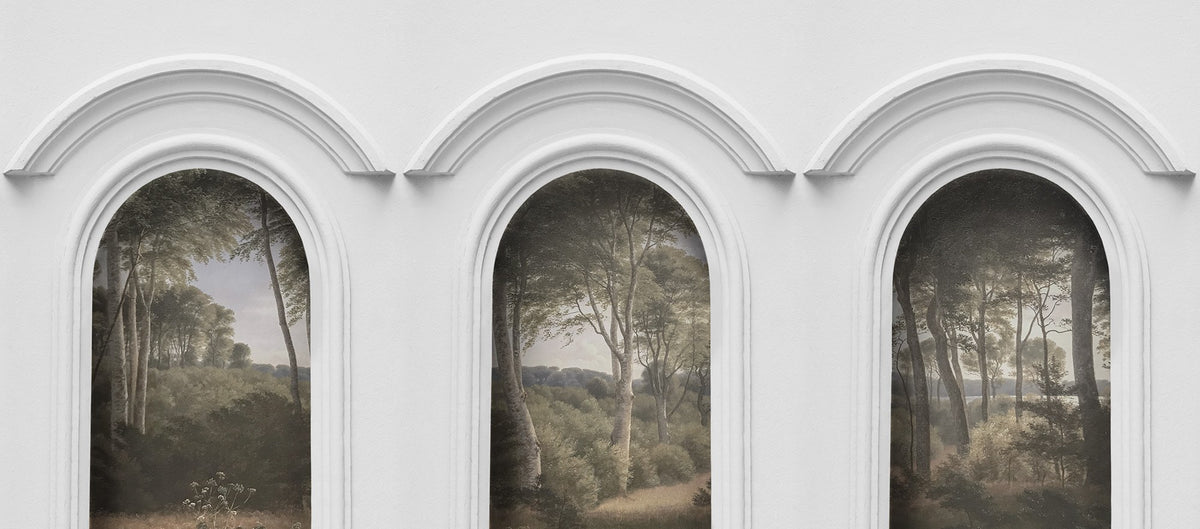 R16301 Forest Vaults Scenery Mural by Rebel Walls