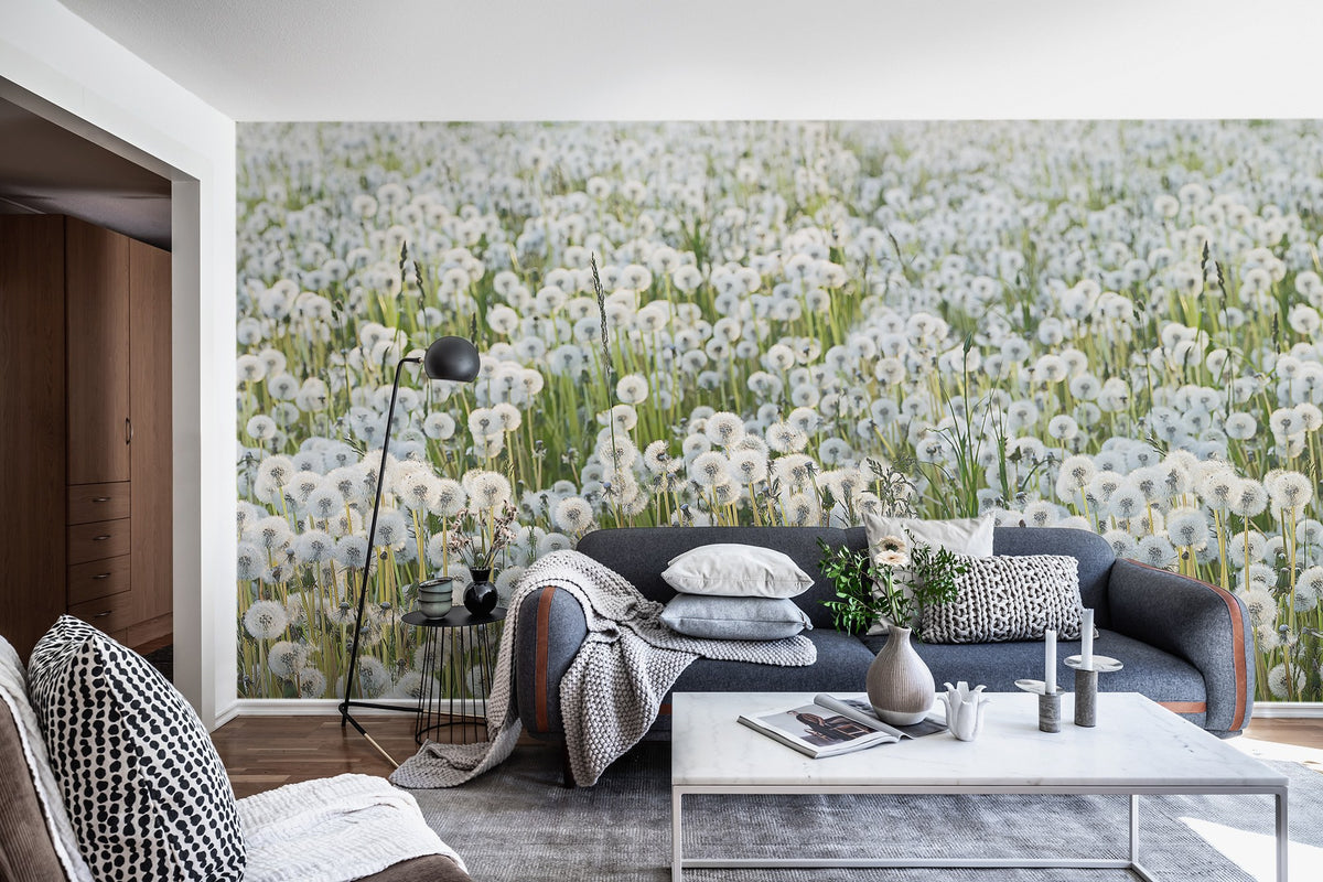 R16351 Dandelions Scandinavia Mural by Rebel Walls