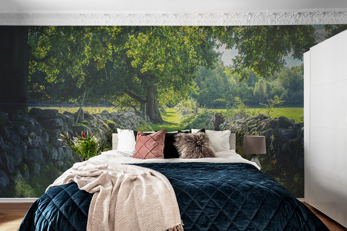 R16651 Early Summer Scandinavia Mural by Rebel Walls