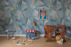R16682 Retro Geometry Ice Play Mural by Rebel Walls