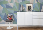 R16682 Retro Geometry Ice Play Mural by Rebel Walls