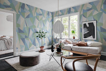 R16682 Retro Geometry Ice Play Mural by Rebel Walls