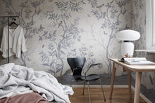 R16741 Chinoiserie Chic Pearl Gray La Chinoiserie Mural by Rebel Walls