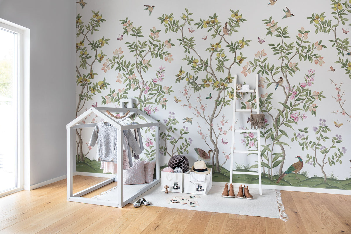 R16744 Chinoiserie Chic Play Mural by Rebel Walls