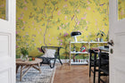 R16745 Chinoiserie Chic Saffron Play Mural by Rebel Walls