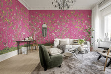 R16746 Chinoiserie Chic Fuchsia Play Mural by Rebel Walls