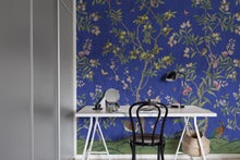 R16747 Chinoiserie Chic Cobalt Play Mural by Rebel Walls