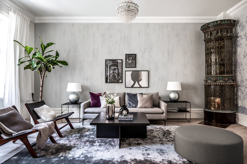 R16751 Brushstrokes La Chinoiserie Mural by Rebel Walls
