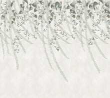 R16781 Lush Foliage Sage Tint La Chinoiserie Mural by Rebel Walls
