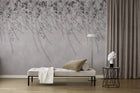 R16782 Lush Foliage Rose Dust La Chinoiserie Mural by Rebel Walls