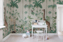 R16791 Giraffes Stroll Play Mural by Rebel Walls
