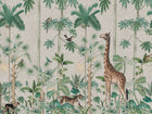 R16791 Giraffes Stroll Play Mural by Rebel Walls